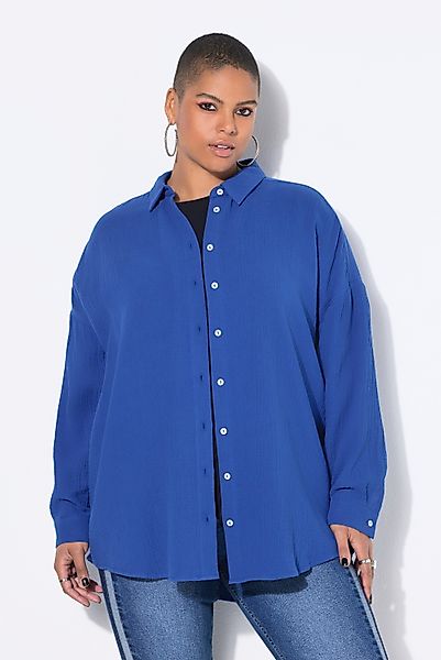 Studio Untold Hemdbluse Musselin Bluse oversized günstig online kaufen