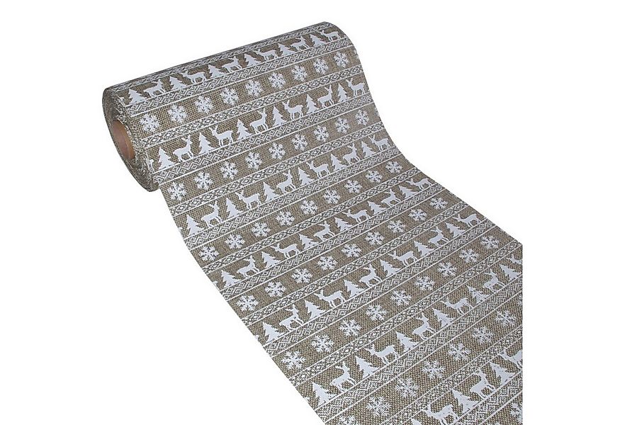 Deko AS Tischläufer Shabby Chic Tischläufer "Winterwald" beige-weiß -280mm günstig online kaufen