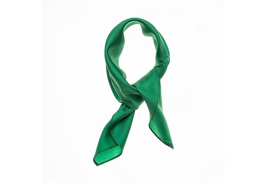 TINITEX Seidentuch Nickituch Halstuch Twill grün günstig online kaufen