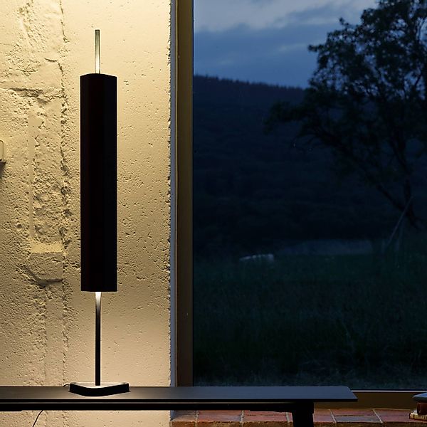 FLOS LED-Tischleuchte Emi, dunkelgrün, dimmbar, Höhe 114 cm günstig online kaufen