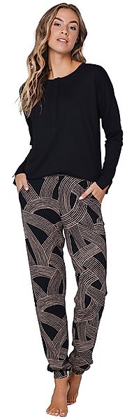 Pastunette Schlafanzug Damen Pyjama mit langem günstig online kaufen