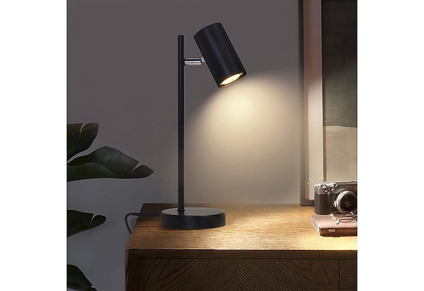 Nettlife Tischleuchte Tischleuchte Schwarz/Weiß/Gold Schwenkbar 350°, Schwe günstig online kaufen