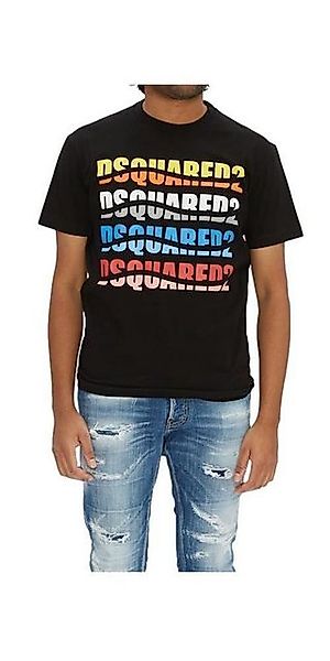 Dsquared2 Print-Shirt Dsquared2 Wave T-Shirt Schwarz Herren S günstig online kaufen