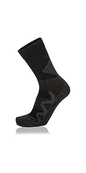Lowa Wandersocken Crew 3-Season Pro (Baumwolle, hoher Tragekomfort) schwarz günstig online kaufen