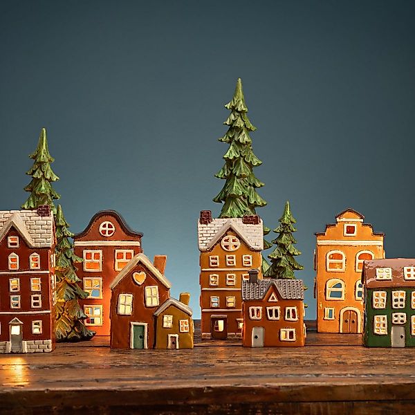 matches21 HOME & HOBBY Kerzenhalter Oranges günstig online kaufen