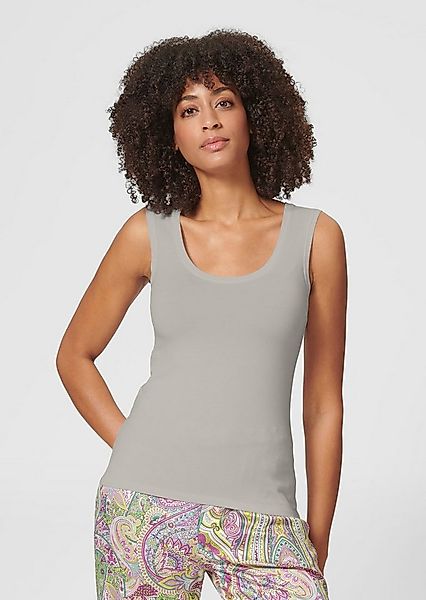 MADELEINE Shirttop Tanktop mit breiten Trägern Tanktop ohne Ärmel und mit b günstig online kaufen