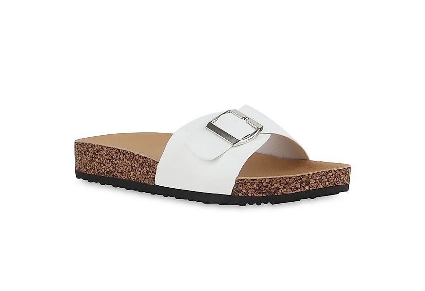 VAN HILL 841367 Pantolette Damen Pantoletten Sandalen Bequeme Hausschuhe Pr günstig online kaufen