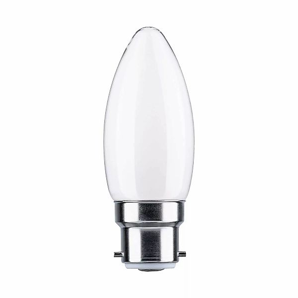 Paulmann LED-Kerze B22d 4,7W 2.700K opal dimmbar günstig online kaufen