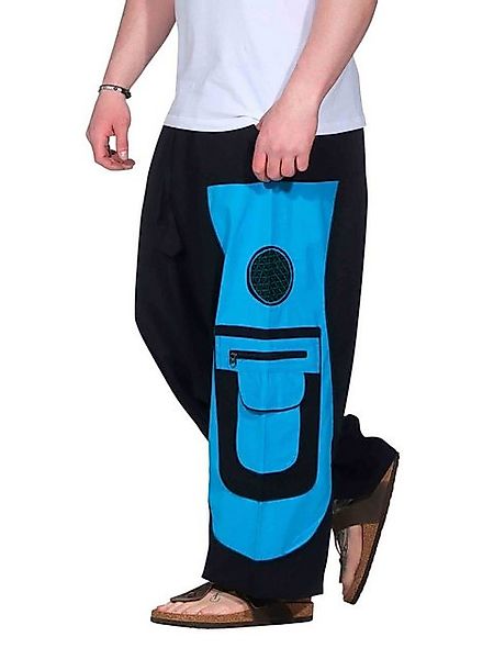 KUNST UND MAGIE Haremshose Cargohose Hippie Haremshose Goa Hose Lebensblume günstig online kaufen
