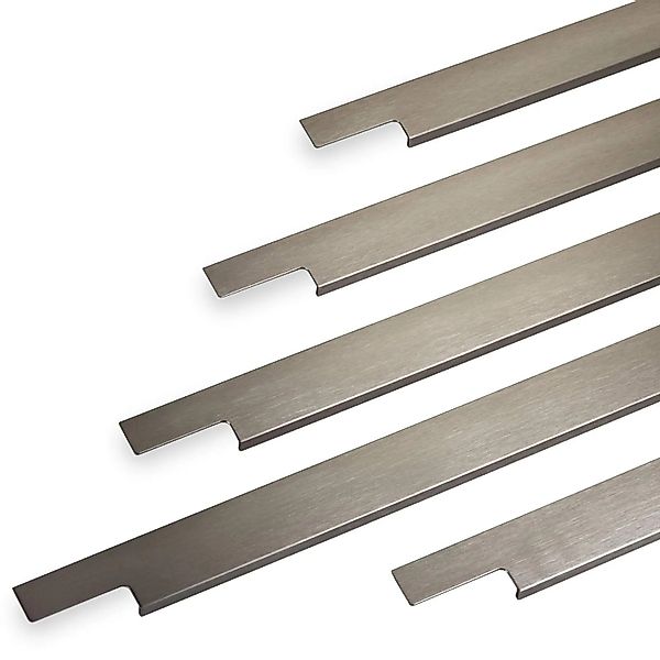 SOTECH Griffleiste Slim 145 x 11 x 38 mm Aluminium Edelstahloptik Gebürstet günstig online kaufen