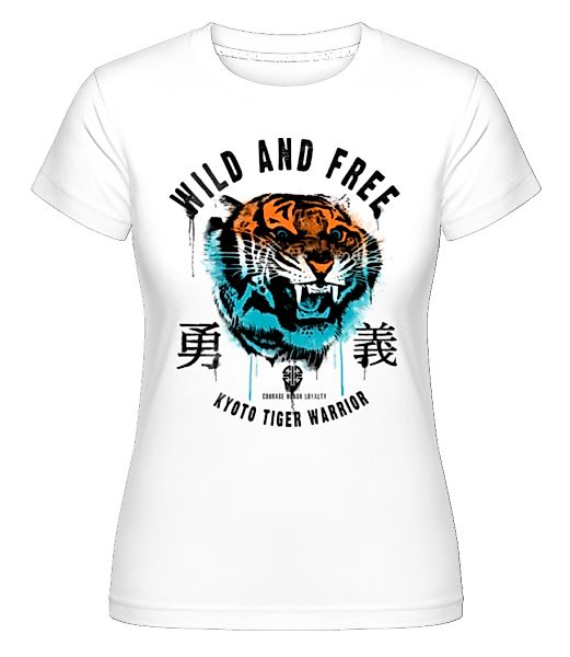 Wild And Free Tiger · Shirtinator Frauen T-Shirt günstig online kaufen