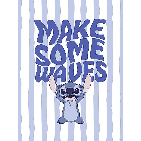 Komar Wandbild Disney Lilo and Stitch Make Some Waves 30 cm x 40 cm günstig online kaufen