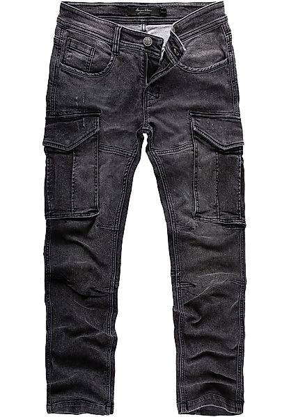 Amaci&Sons Cargojeans LINNDALE Sweathose im Denim günstig online kaufen