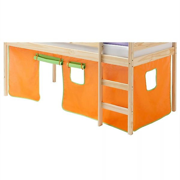 Vorhang CLASSIC, in grün/orange günstig online kaufen
