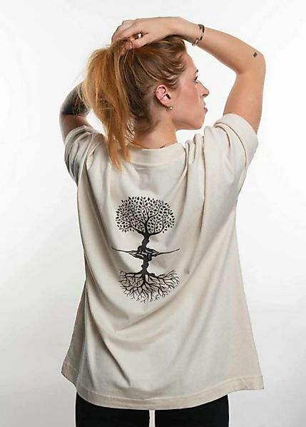 JustdePressed Clothing Print-Shirt The Circle - unisex oversize T-Shirt günstig online kaufen