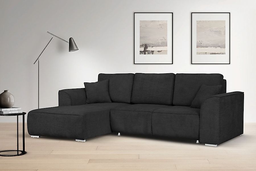INOSIGN Ecksofa "BEATRICE optionale Schlafsofa mit Bettkasten, B/T/H: 265/1 günstig online kaufen