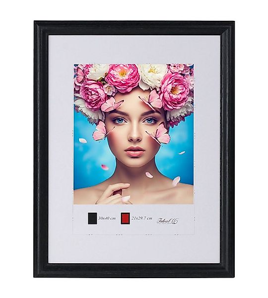 IDEAL TREND Bilderrahmen Holzrahmen mit Kunststoffglas Bilderrahmen MDF-Rah günstig online kaufen