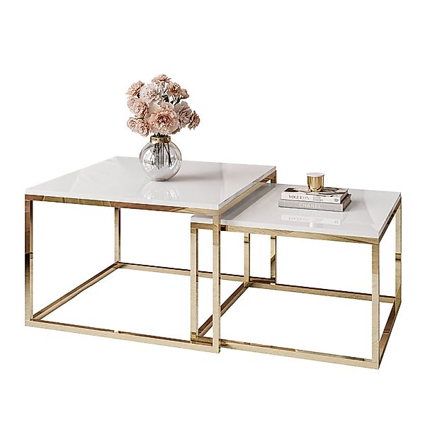 Lookway Couchtisch YOSHI 2in1 mit Goldenem günstig online kaufen