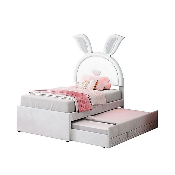 Flieks Polsterbett, LED Kinderbett 90x200cm mit günstig online kaufen