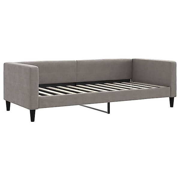 vidaXL Gästebett Tagesbett Taupe 90x200 cm Stoff Gästebett Gästecouch Gäste günstig online kaufen