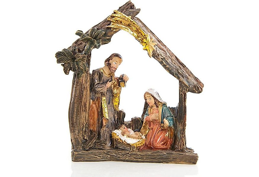 Logbuch-Verlag Dekofigur Kleine Krippe zum Hinstellen - Tischkrippe Figur M günstig online kaufen