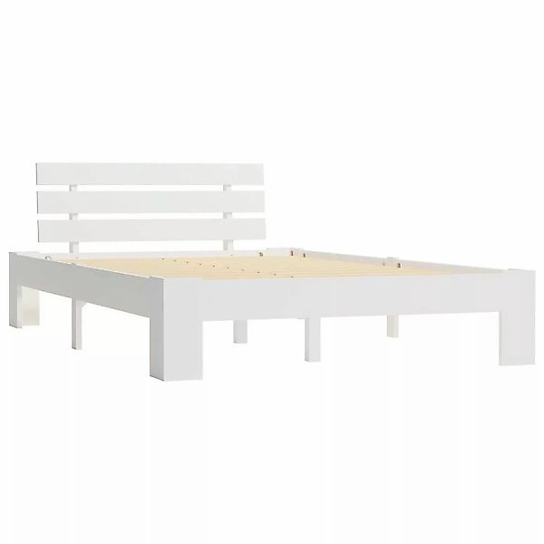 Bettgestell Weiß Massivholz Kiefer 180 Ã 200 Cm günstig online kaufen
