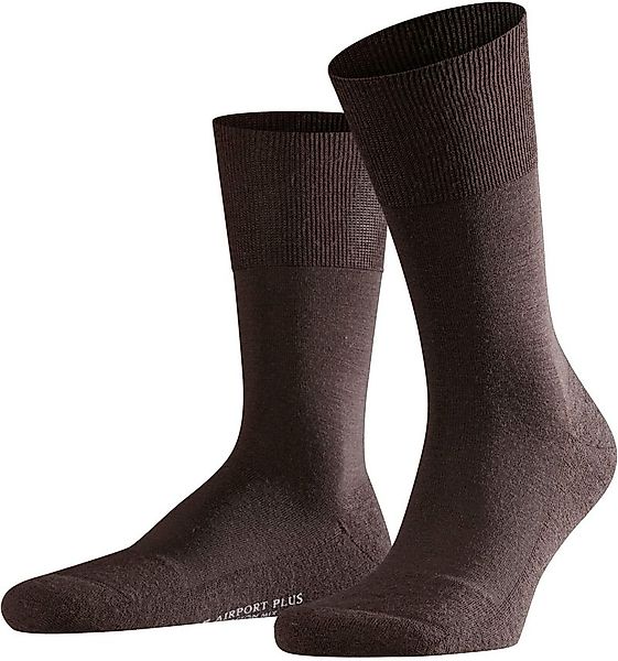 FALKE Airport PLUS Socken Braun 5930 - Größe 45-46 günstig online kaufen