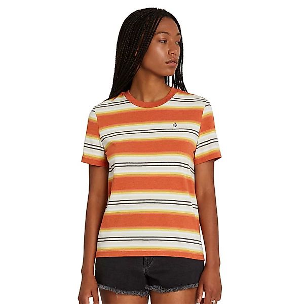 Volcom Site Linez Kurzarm T-shirt XS Rust günstig online kaufen