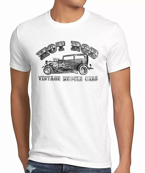 style3 Print-Shirt Herren T-Shirt Vintage HOT ROD Muscle Car Motor Auto Roc günstig online kaufen