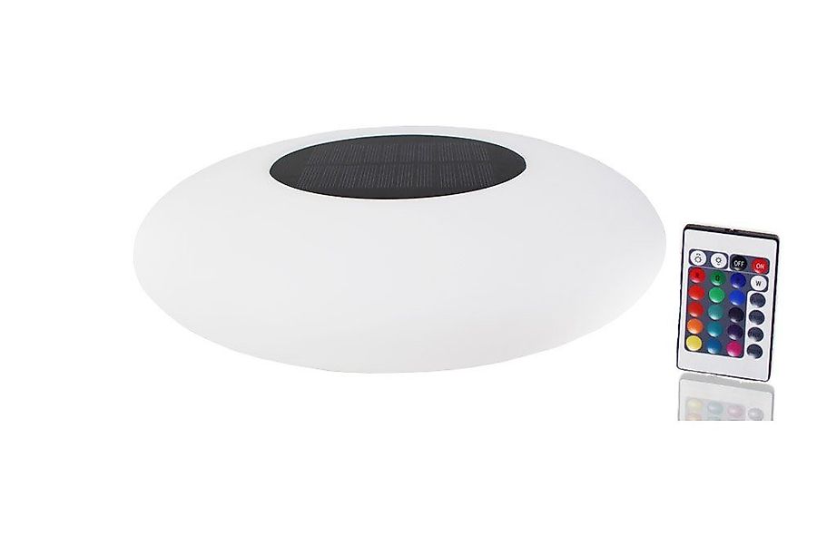 Arnusa LED Solarleuchte runde Solarlampe schwimmfähig günstig online kaufen
