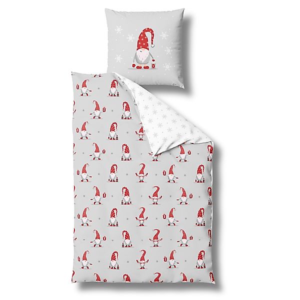 MTOnlinehandel Bettwäsche Wichtelfreude Biber/ Flanell 135x200 günstig online kaufen
