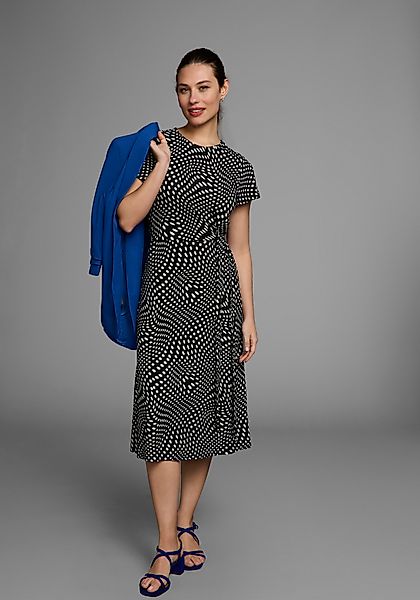 HECHTER PARIS Druckkleid, mit Wickeldetail und Midiform günstig online kaufen