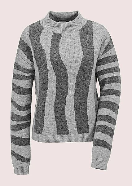 MADELEINE Longpullover "Jacquard-Pullover Stilvoller Strickpullover mit mod günstig online kaufen