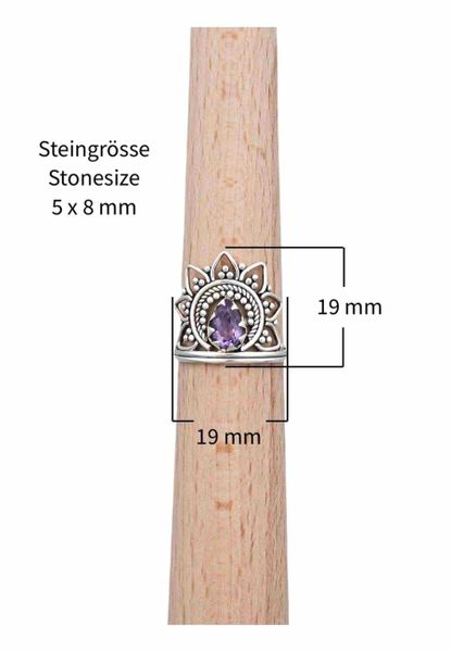 mantraroma Silberring MUDARA-SATU aus 925 Silber günstig online kaufen