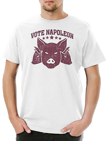 Urban Backwoods Print-Shirt Vote Napoleon Herren T-Shirt Farm Der Tiere Ani günstig online kaufen
