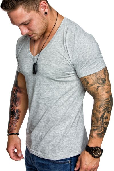 Amaci&Sons T-Shirt EUGENE Basic T-Shirt mit günstig online kaufen