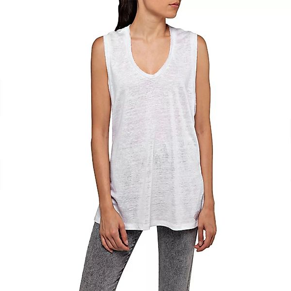 Replay W3262 Ärmelloses T-shirt S White günstig online kaufen