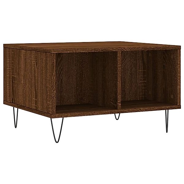 vidaXL Couchtisch Couchtisch Braun Eichen-Optik 60x50x36,5 günstig online kaufen