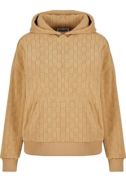 URBAN CLASSICS Kapuzenpullover Urban Classics Ladies Jacquard Velvet Oversi günstig online kaufen