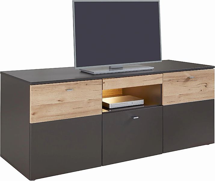 FORTE "Como" TV-Board, LED Beleuchtung, Soft Close, Stauraum, 149,8/59,3/52 günstig online kaufen