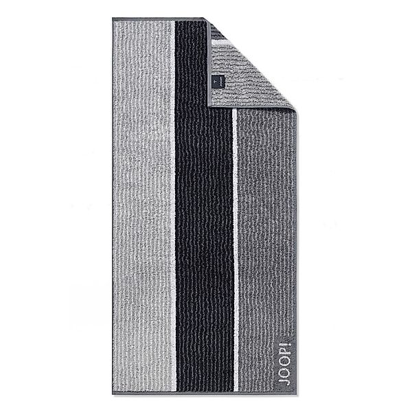 Joop! Frottier Handtuch Duschtuch Gästetuch 1658-97 Lines Schwarz günstig online kaufen