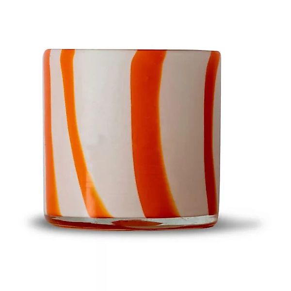 Calore Windlicht XS Ø10cm Orange-white günstig online kaufen