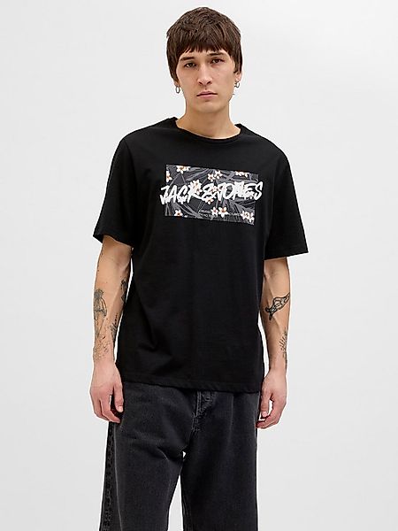 Jack & Jones Print-Shirt JJHAWAII SHAPE TEE SS CREW NECK günstig online kaufen