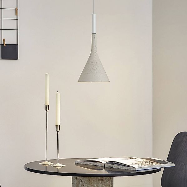 Foscarini Aplomb Hängeleuchte GU10 aus Beton weiß günstig online kaufen