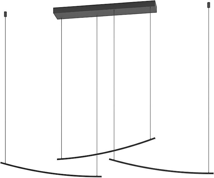 EGLO Hängeleuchte »VILLEGGI Pendellampe - Alu, Stahl - LED - 22W - IP20« LE günstig online kaufen