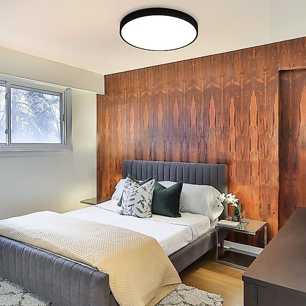 ZMH LED Deckenleuchte Whonzimmer Rund Deckenlampe günstig online kaufen