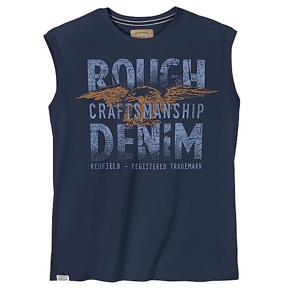 redfield Muscleshirt Redfield Übergrößen Muskelshirt Rough Denim denimblau günstig online kaufen