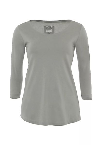 Damen ¾ - Arm Basic Shirt Biobaumwolle: Adana günstig online kaufen