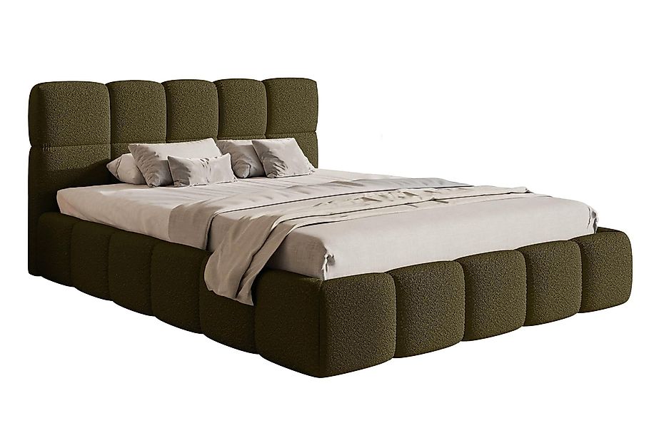 NADUVI Collection | Bettgestell Chloe Bouclé 140 x 200 cm günstig online kaufen