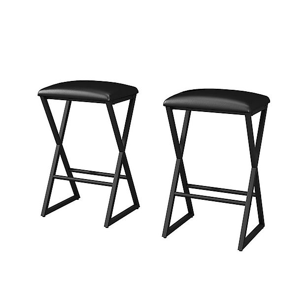 Vicco Barhocker Vault, Schwarz, 30 x 40 cm 2er Set günstig online kaufen
